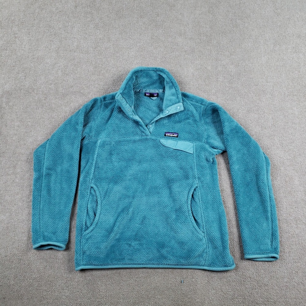 Patagonia Snap-T Jacket Womens Medium Blue Fleece Pullover STY25442 Hiking